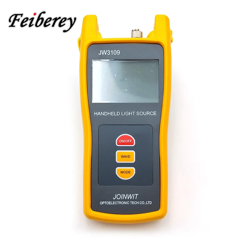 JW3109 1310 1550nm Stable Optical Fiber Optic Light Source Optical Fiber Laser Light Source Handheld Fibra Optica Light Source
JW3109 1310 1550nm Stable Optical Fiber Optic Light Source Optical Fiber Laser Light Source Handheld Fibra Optica Light Source