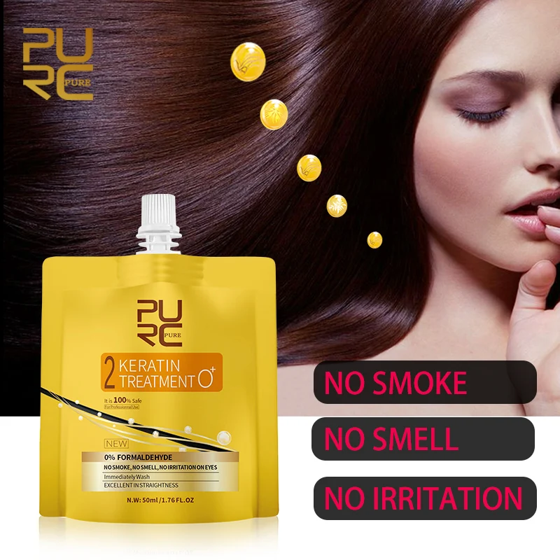 PURC 50g Keratin Treatment For Straightening No FORMALDEHYDE No Smoke No Irritation Brazilian Smoothing Keratin For Hair Care
PURC 50g Keratin Treatment For Straightening No FORMALDEHYDE No Smoke No Irritation Brazilian Smoothing Keratin For Hair Care