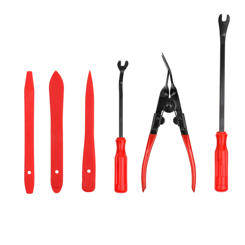 19pcs Auto Car Audio Interior Door Panel DIY Demolition Installation Pry Tool Repair Hand Tools Kit Screwdriver Pliers Remover
19pcs Auto Car Audio Interior Door Panel DIY Demolition Installation Pry Tool Repair Hand Tools Kit Screwdriver Pliers Remover