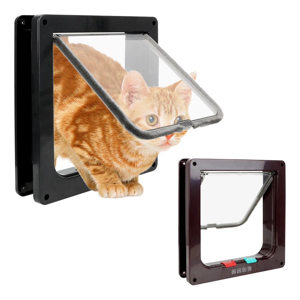 Animal Small Pet Cat Dog Gate Door Dog Cat Kitten Door 4 Way Lockable Pet Supplies Security Flap Door
Animal Small Pet Cat Dog Gate Door Dog Cat Kitten Door 4 Way Lockable Pet Supplies Security Flap Door
