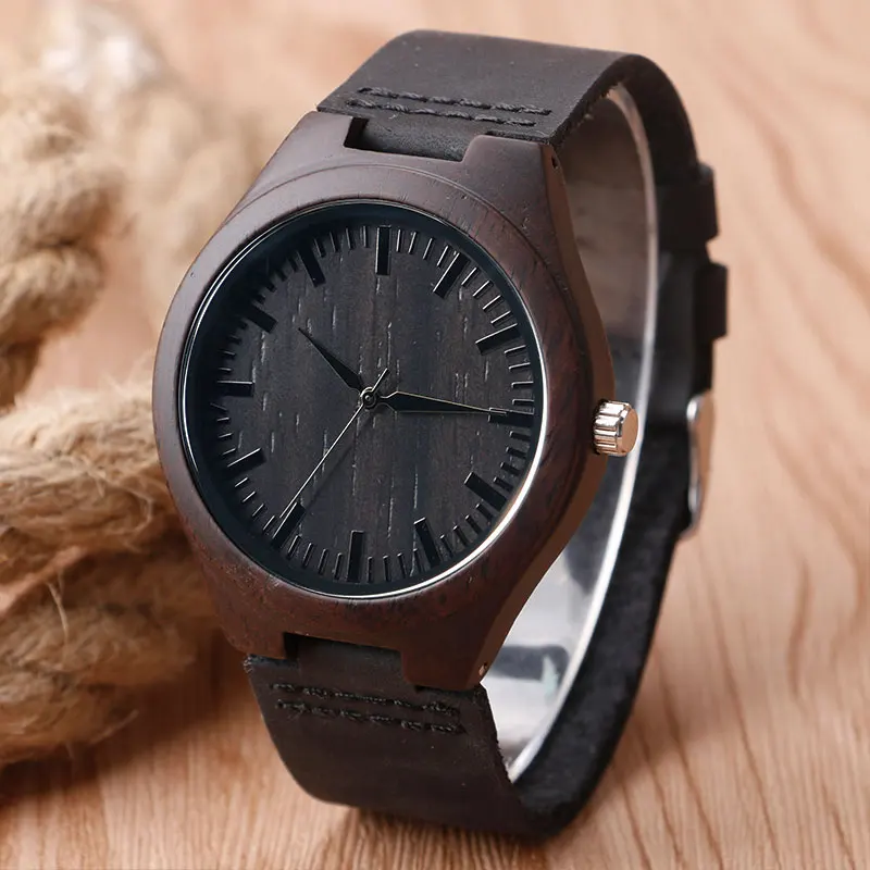 YISUYA Chic Wooden Watch No Number Time Scale Marker Analog Wooden Watch Men Women Wristwatch Leather Strap Handmade Clock
YISUYA Chic Wooden Watch No Number Time Scale Marker Analog Wooden Watch Men Women Wristwatch Leather Strap Handmade Clock