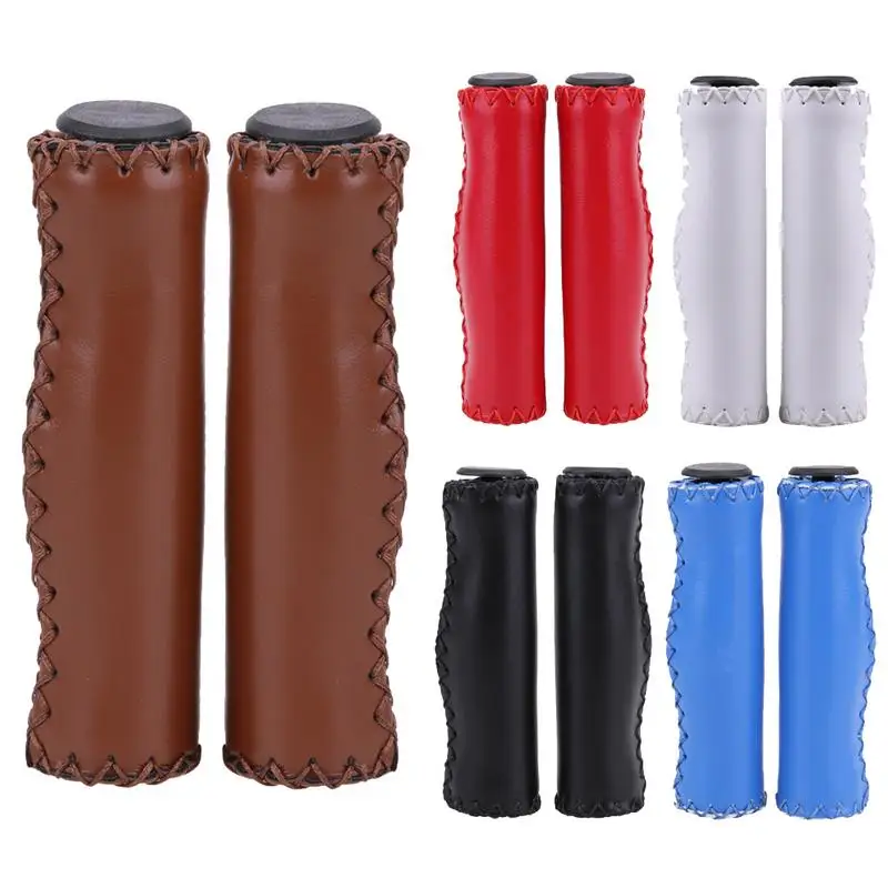 1 Pair Leather Vintage Bicycle Handlebar Grips Retro Bike Fixed Gear Handle Bar Grips
1 Pair Leather Vintage Bicycle Handlebar Grips Retro Bike Fixed Gear Handle Bar Grips