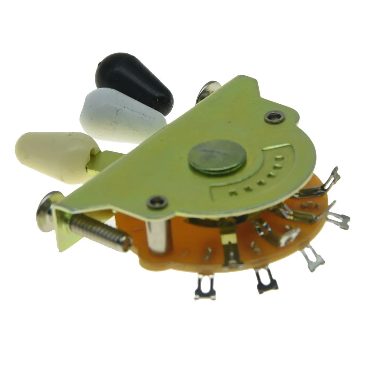 Dopro Guitar 5-Position Pickup Selector Switch Pickup Switch with Black/Ivory/White Tips for Strat American Standard ST
Dopro Guitar 5-Position Pickup Selector Switch Pickup Switch with Black/Ivory/White Tips for Strat American Standard ST