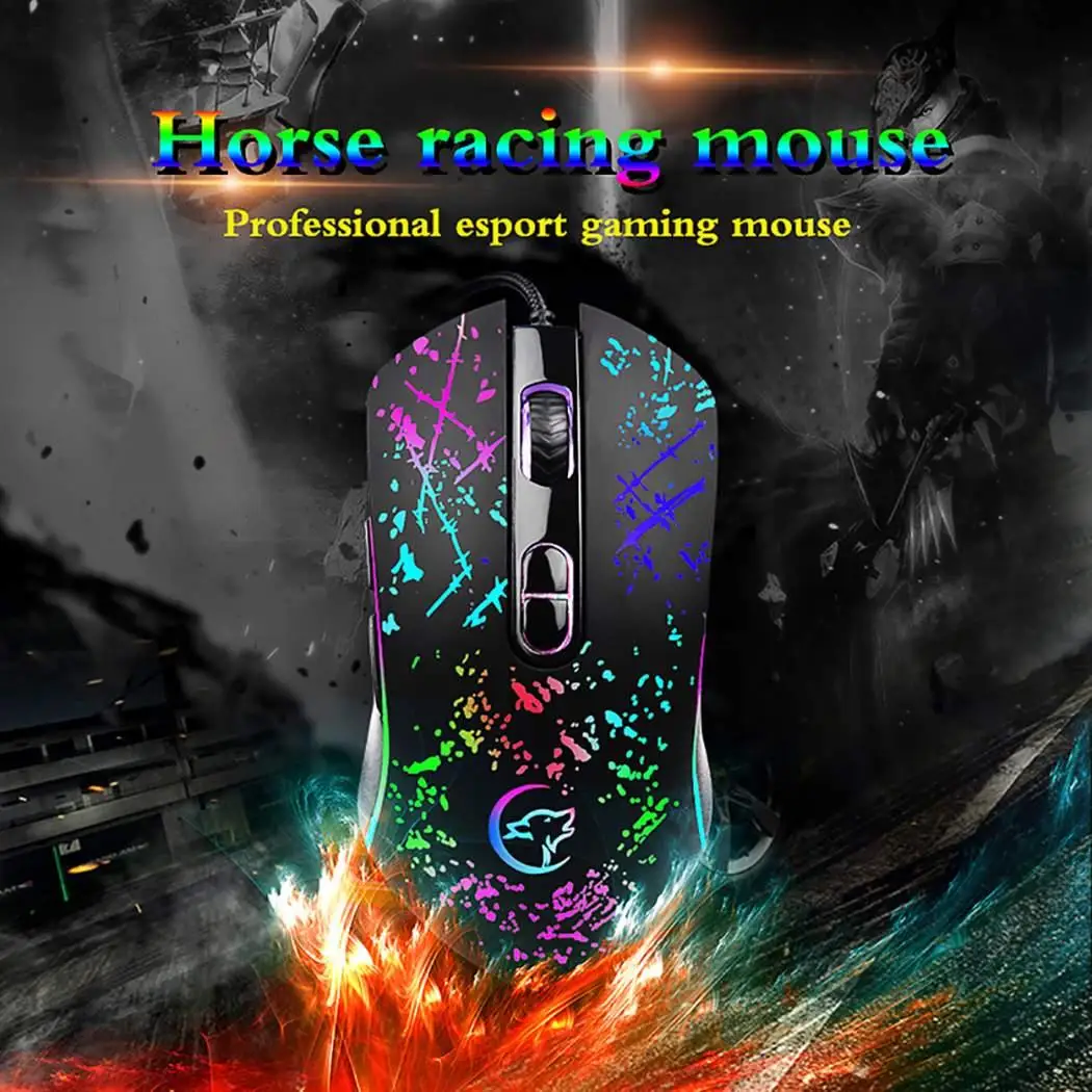 Фото G819 USB bedrade Gaming Muis DPI 8 knoppen laser programmeerbare game muizen met подсветка эргономичная для ноутбука