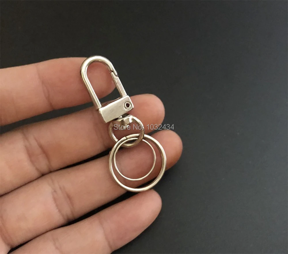 1000 pcs/lot Metal Key Chain Holder Swivel Trigger Lobster Clasp Snap Hook Key Chain Rings For DIY Craft Backpack Bag Parts
1000 pcs/lot Metal Key Chain Holder Swivel Trigger Lobster Clasp Snap Hook Key Chain Rings For DIY Craft Backpack Bag Parts