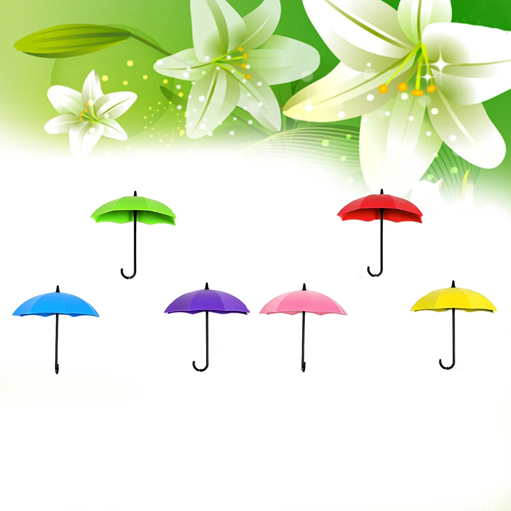 3Pcs Wall Hook Umbrella Colorful Decorative Key Hanger Key Hook Decorative Hair Pin Holder for Home Store
3Pcs Wall Hook Umbrella Colorful Decorative Key Hanger Key Hook Decorative Hair Pin Holder for Home Store