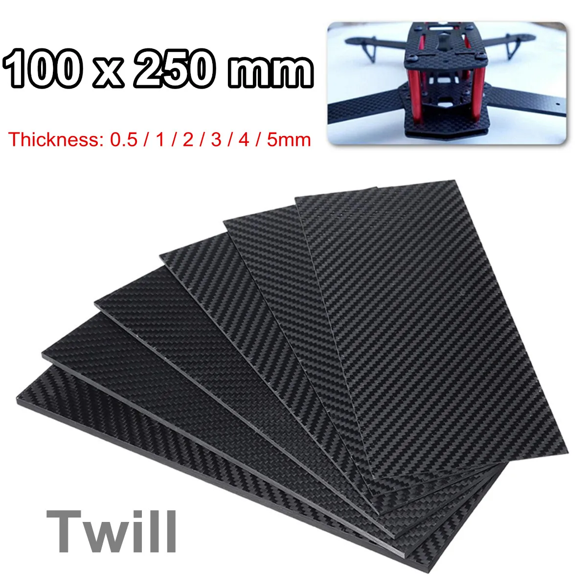 100X250 mm 0.5-5MM 3K Matte Surface Twill Carbon Plate Panel Sheets High Composite Hardness Material Anti-UV Carbon Fiber Board
100X250 mm 0.5-5MM 3K Matte Surface Twill Carbon Plate Panel Sheets High Composite Hardness Material Anti-UV Carbon Fiber Board