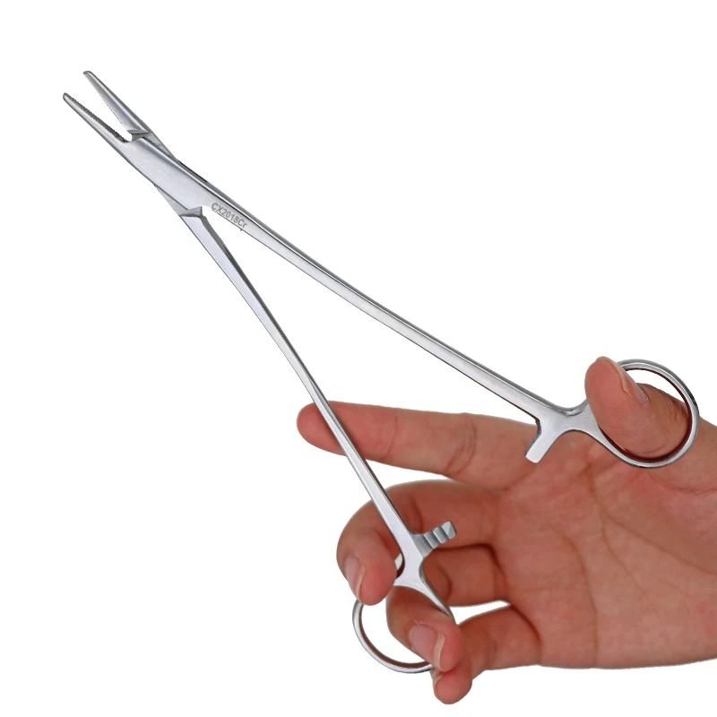 16cm/18cm Needle Clamp Suture Needle Holder Forceps For Livestock Animal Veterinary Instruments Free Shipping
16cm/18cm Needle Clamp Suture Needle Holder Forceps For Livestock Animal Veterinary Instruments Free Shipping