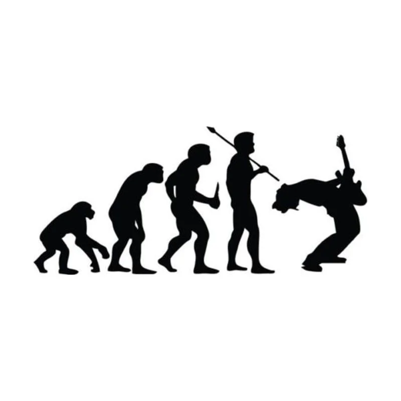 15.2CM*6.6CM window Styling Evolution Rock Music Funny luggage/laptop/ Stickers and decal
15.2CM*6.6CM window Styling Evolution Rock Music Funny luggage/laptop/ Stickers and decal