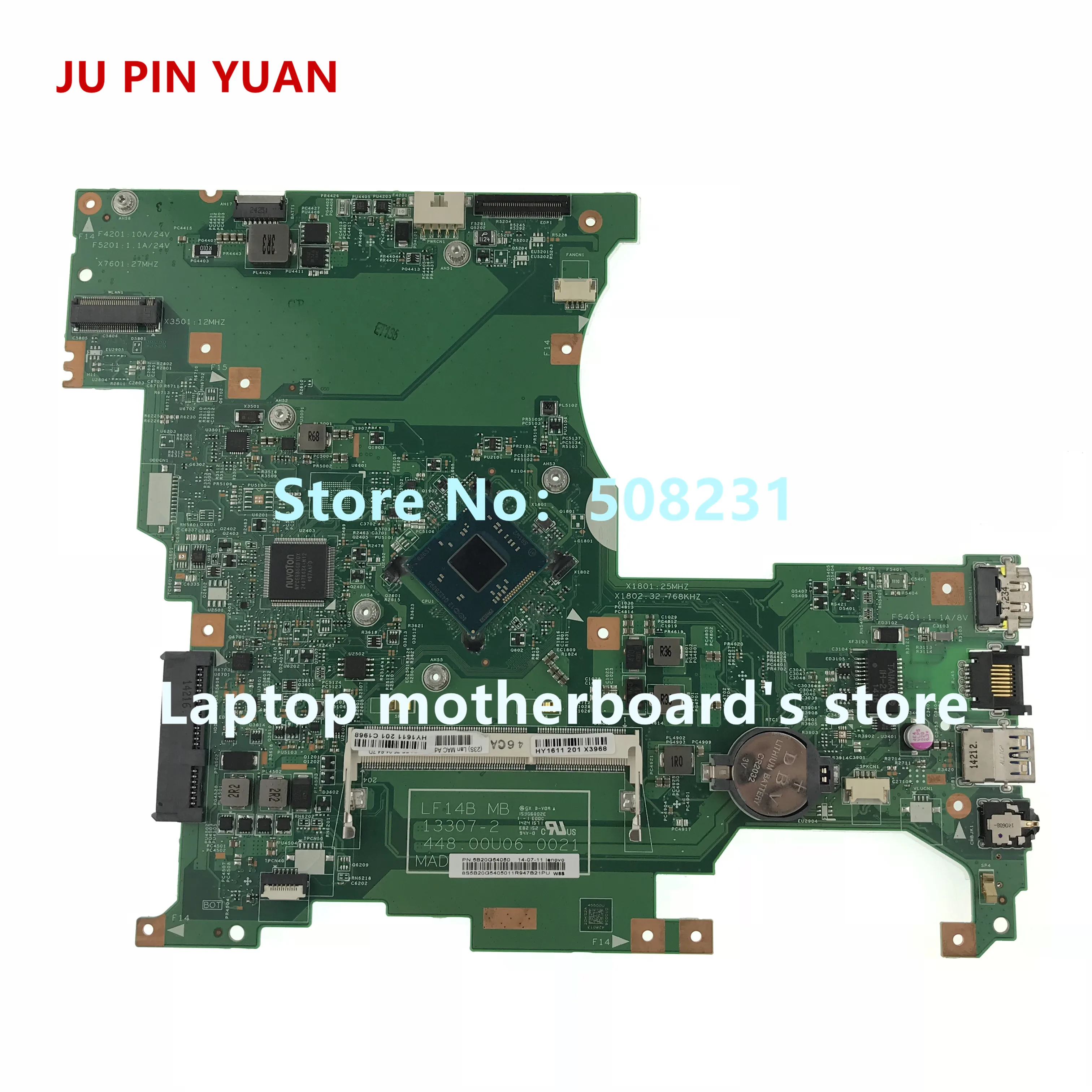 5B20G54050 448.00U06.0021 для Lenovo Ideapad Flex 2-14 материнская плата для ноутбука все функции полностью протестированы
5B20G54050 448.00U06.0021 для Lenovo Ideapad Flex 2-14 материнская плата для ноутбука все функции полностью протестированы