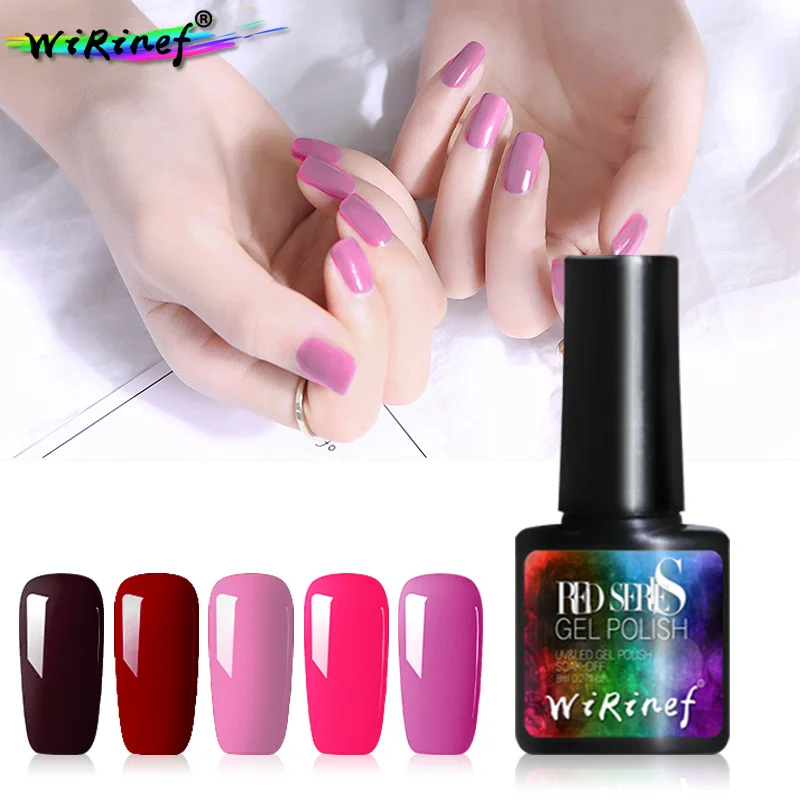 WiRinef New Arrival Rose Red Color Gel Polish Top Coat Nail Lacquer Gel Fashion Varnish Art Nail UV Led Gel Nail Polish
WiRinef New Arrival Rose Red Color Gel Polish Top Coat Nail Lacquer Gel Fashion Varnish Art Nail UV Led Gel Nail Polish