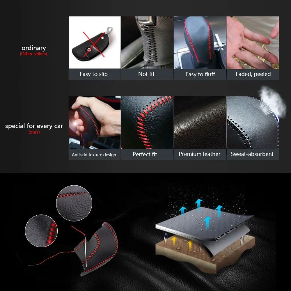 For HYUNDAI ELANTRA 2004-2011 MT 1pc PU Leather Hand Brake Shift Knob Cover Gear Case Car Interior Decor Shift Knob Shell
For HYUNDAI ELANTRA 2004-2011 MT 1pc PU Leather Hand Brake Shift Knob Cover Gear Case Car Interior Decor Shift Knob Shell