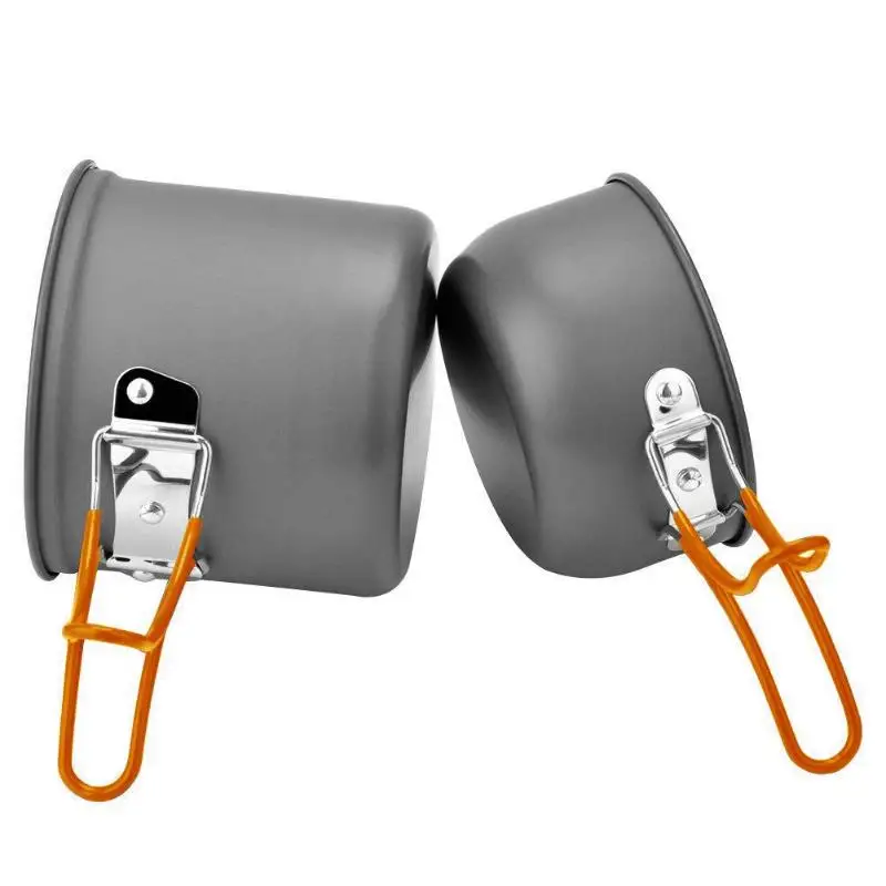 Outdoor Pots Pan Camping Hiking Cookware Picnic Kit Utensils Tableware Foldable Spoon Fork Knife Kettle Cup Tools for 1-2 Person
Outdoor Pots Pan Camping Hiking Cookware Picnic Kit Utensils Tableware Foldable Spoon Fork Knife Kettle Cup Tools for 1-2 Person