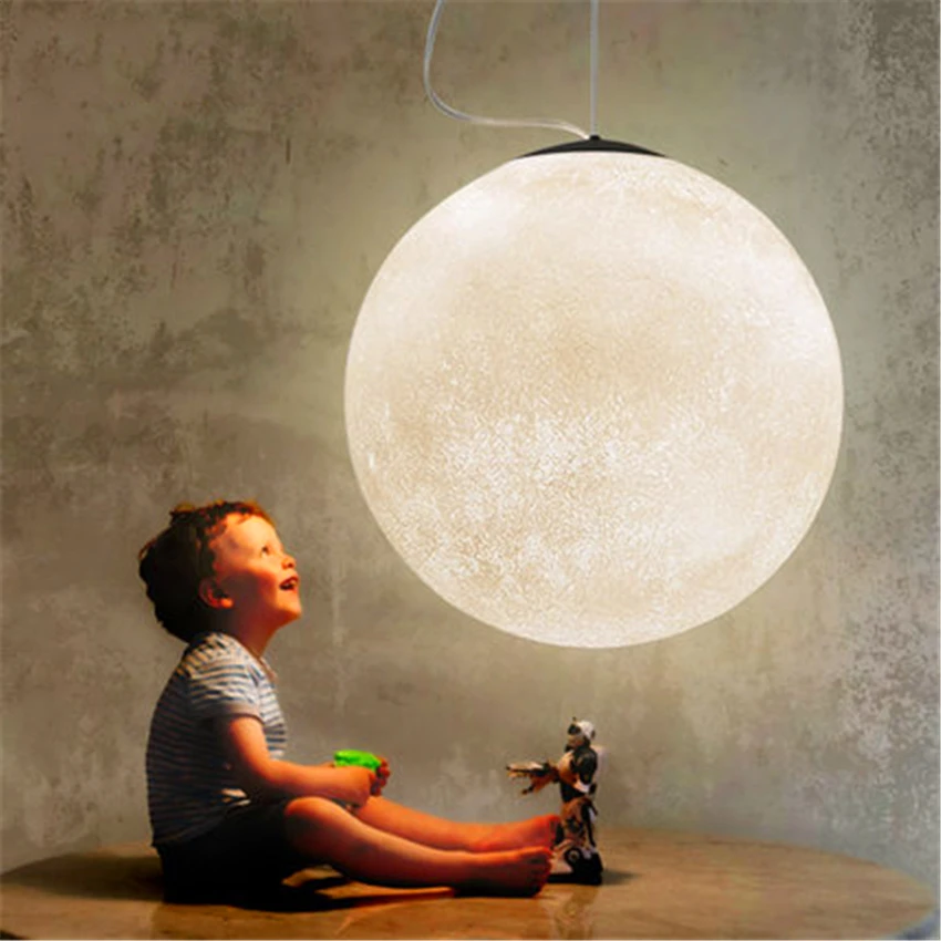 Nordic LED Moon Pendant Lamp Ball Modern LED Pendant Light Resin Lamps Restaurant Bedroom Living Room Dining Decoration Lighting
Nordic LED Moon Pendant Lamp Ball Modern LED Pendant Light Resin Lamps Restaurant Bedroom Living Room Dining Decoration Lighting