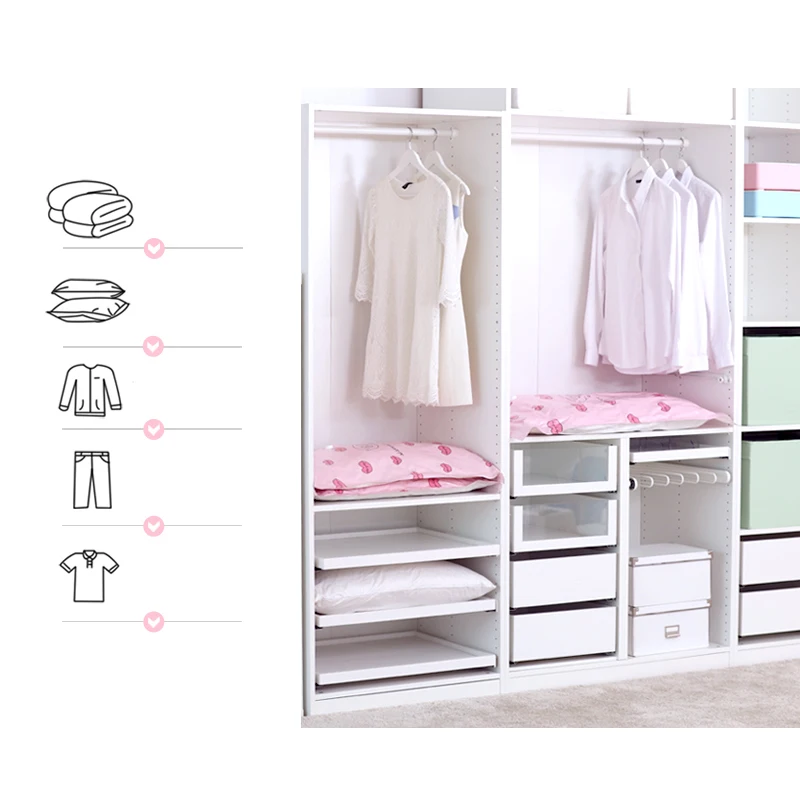 1pcs 80x100cm Pink Heart Vacuum Bag Border Foldable Compressed Home Clothes Plastic Storage Bag Space Saving Seal Bags Organizer
1pcs 80x100cm Pink Heart Vacuum Bag Border Foldable Compressed Home Clothes Plastic Storage Bag Space Saving Seal Bags Organizer