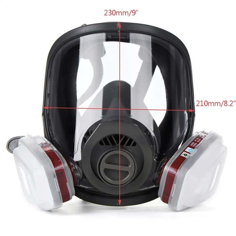 Safurance 15 in 1 Painting Spraying Safety Respirator Gas Mask For 3 M 6800 Filter Gas Mask Full Face Facepiece Respirator
Safurance 15 in 1 Painting Spraying Safety Respirator Gas Mask For 3 M 6800 Filter Gas Mask Full Face Facepiece Respirator