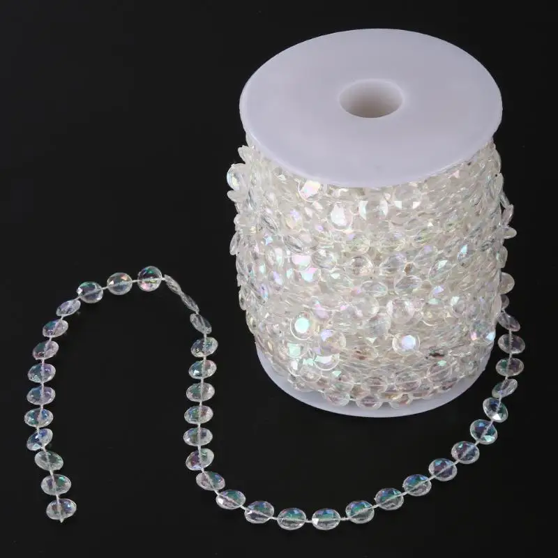 30m Crystal Beads Roll Acrylic Beads Roll Crystal Garland Curtain Wedding Decoration DIY Birthday Party Decoration Ornaments
30m Crystal Beads Roll Acrylic Beads Roll Crystal Garland Curtain Wedding Decoration DIY Birthday Party Decoration Ornaments