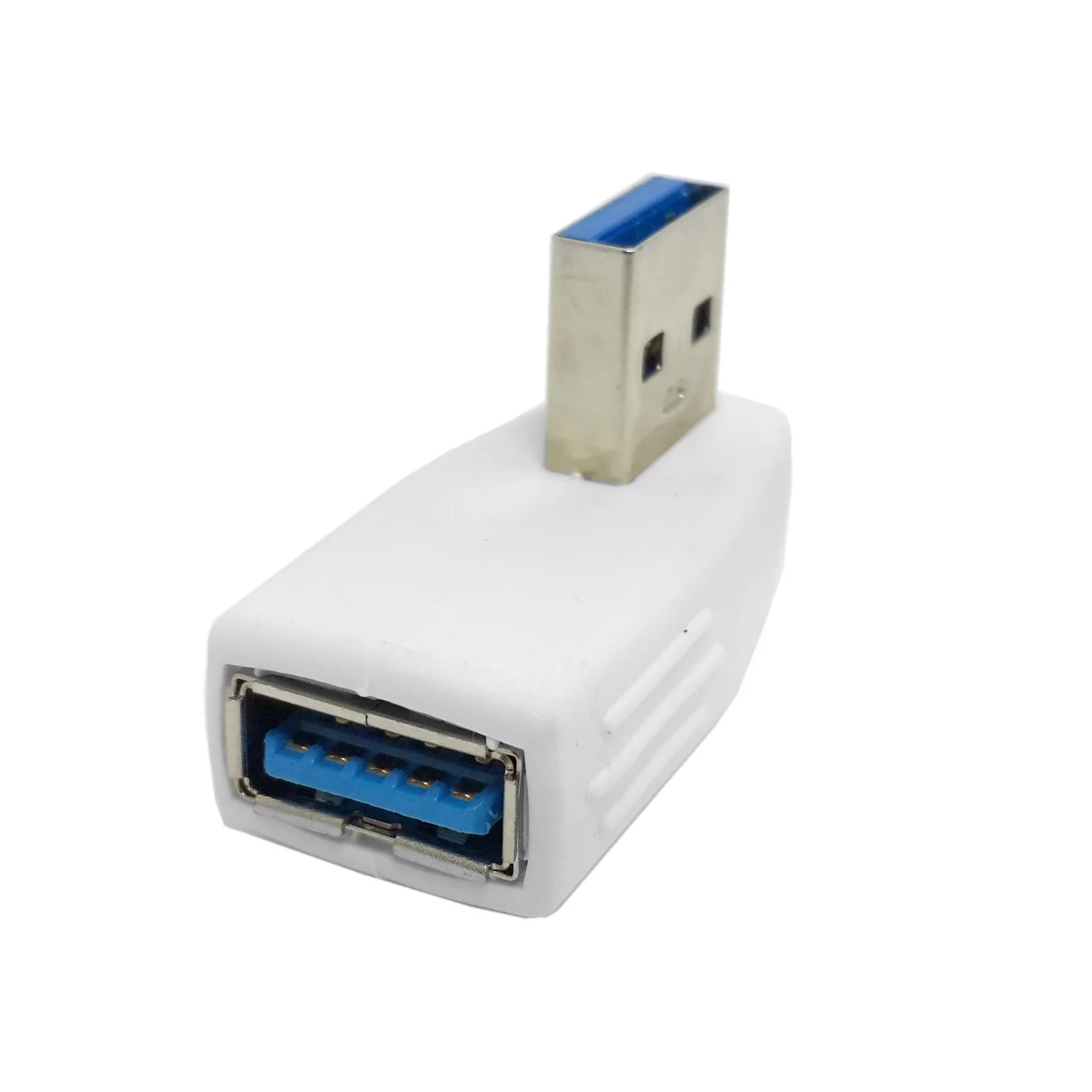 Cablecc Vertical Left Angled 90 Degree USB 3.0 Adapter A Male to Female Extension White
Cablecc Vertical Left Angled 90 Degree USB 3.0 Adapter A Male to Female Extension White