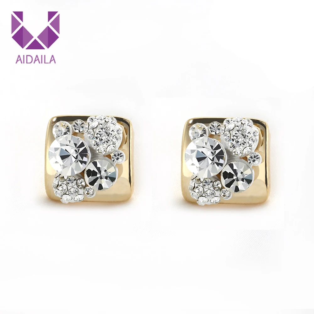 Women Stud Earrings with Rhinestone Stud Earrings for Women Brincos Jewelry Wholesales Gifts
Women Stud Earrings with Rhinestone Stud Earrings for Women Brincos Jewelry Wholesales Gifts