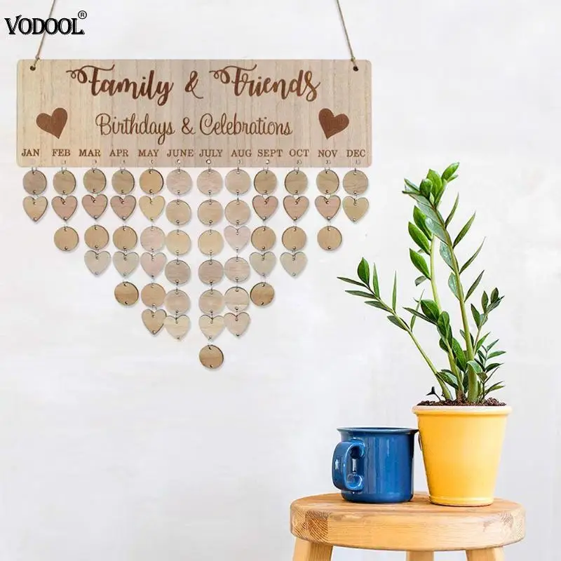 Chritsmas Birthday Special Days Reminder Board Wooden Calendar Round Love Plates Wall Planner Board Hanging Calendar Decor Gift
Chritsmas Birthday Special Days Reminder Board Wooden Calendar Round Love Plates Wall Planner Board Hanging Calendar Decor Gift