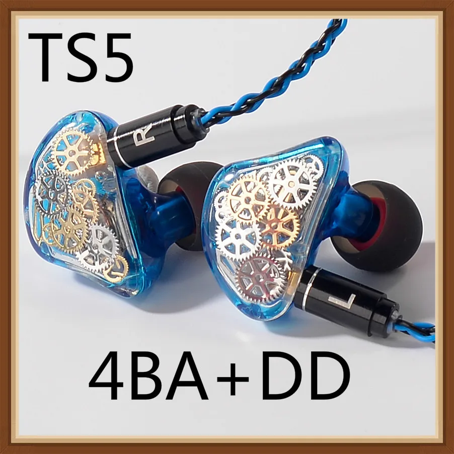 TONEKING TS5 4BA + 1 DD Custom Made in Ear Earphone Colorful Gear Hybrid Around Ear Hifi Music Monitor Earphone With MMCX Cable
TONEKING TS5 4BA + 1 DD Custom Made in Ear Earphone Colorful Gear Hybrid Around Ear Hifi Music Monitor Earphone With MMCX Cable