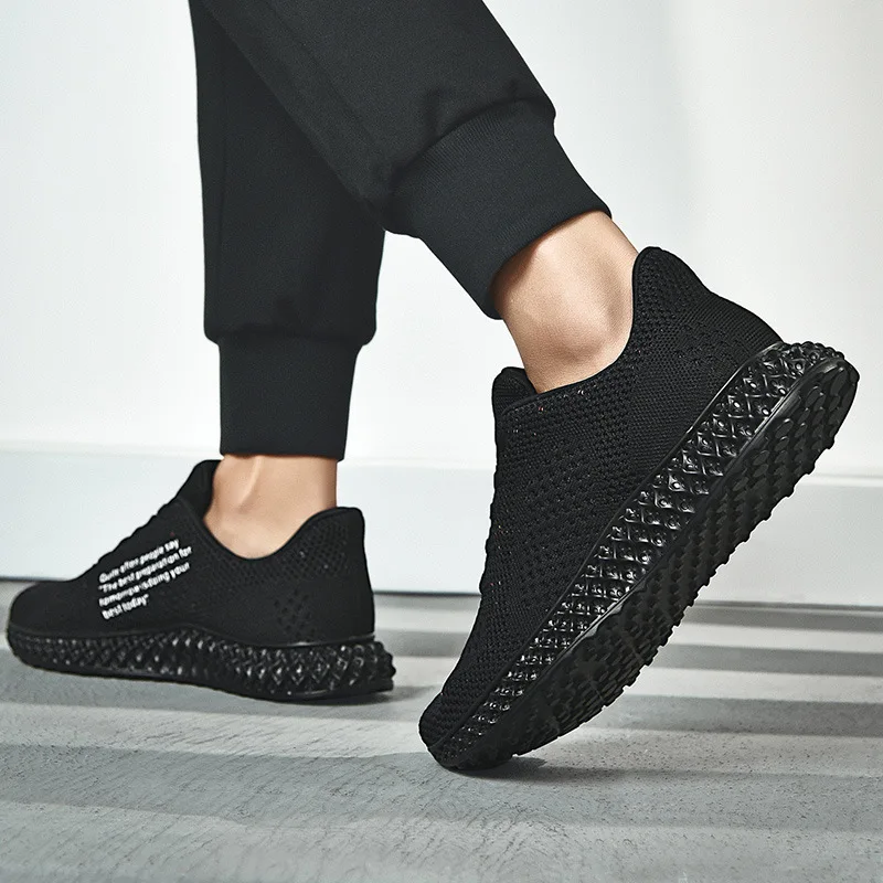 Light Walking Shoes for Lovers 4d Flying Weaving Technique Breathable Running Sneakers Men and Women Q7102SHD | Спорт и развлечения