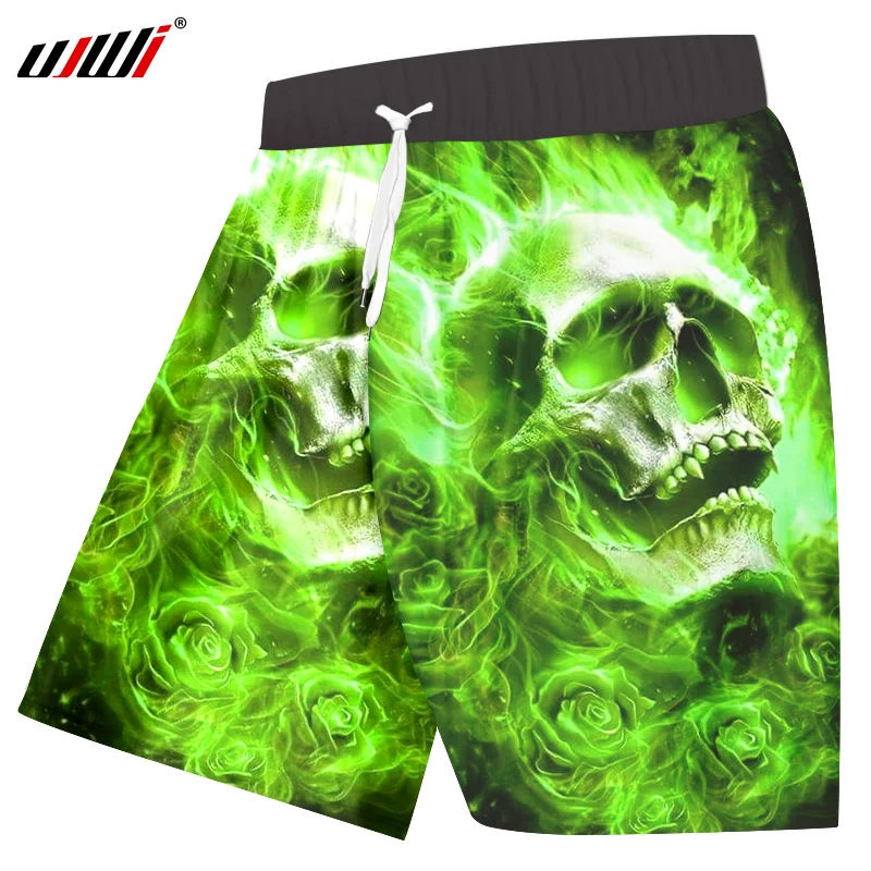 UJWI Mens Shorts Casual Hip Hop Streetwear Elastic Waist Boardshorts Man Clothes Cool Print Green Fire Skull 3D Shorts Masculino
UJWI Mens Shorts Casual Hip Hop Streetwear Elastic Waist Boardshorts Man Clothes Cool Print Green Fire Skull 3D Shorts Masculino