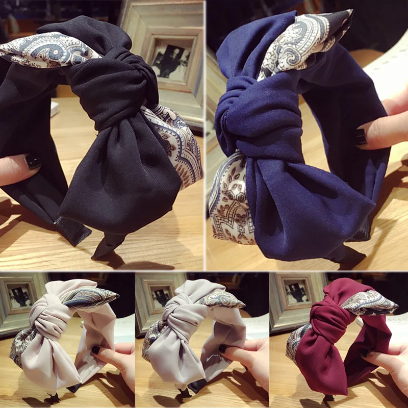 Hairband Wide Bow Knot Twist Floral 1PC Mosaic Vintage Exquisite Skid Resistance Headscarf 5 Colors Hand-made Headband
Hairband Wide Bow Knot Twist Floral 1PC Mosaic Vintage Exquisite Skid Resistance Headscarf 5 Colors Hand-made Headband
