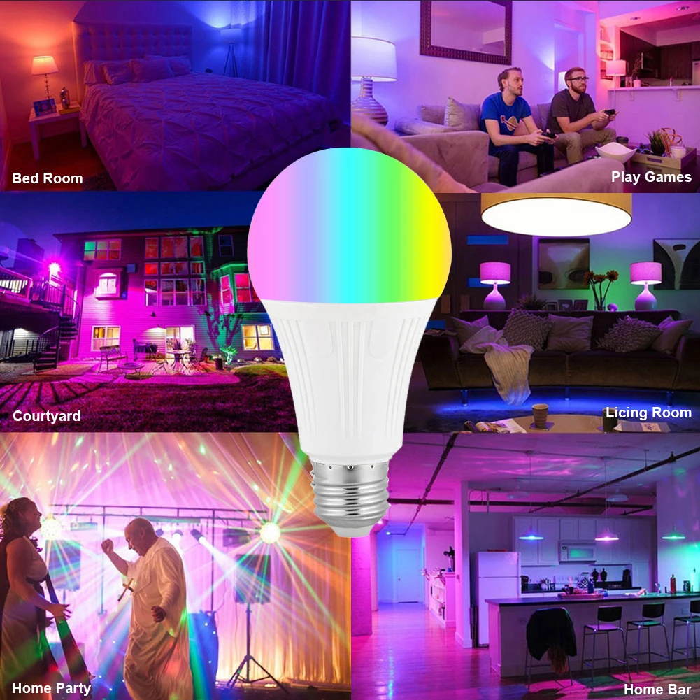 New Real Power LED Bulb WiFi Smart Bulb E27 B22 7W LED Lamp Bulb Remote Control Light for Echo Alexa Google Home Drop shipping
New Real Power LED Bulb WiFi Smart Bulb E27 B22 7W LED Lamp Bulb Remote Control Light for Echo Alexa Google Home Drop shipping