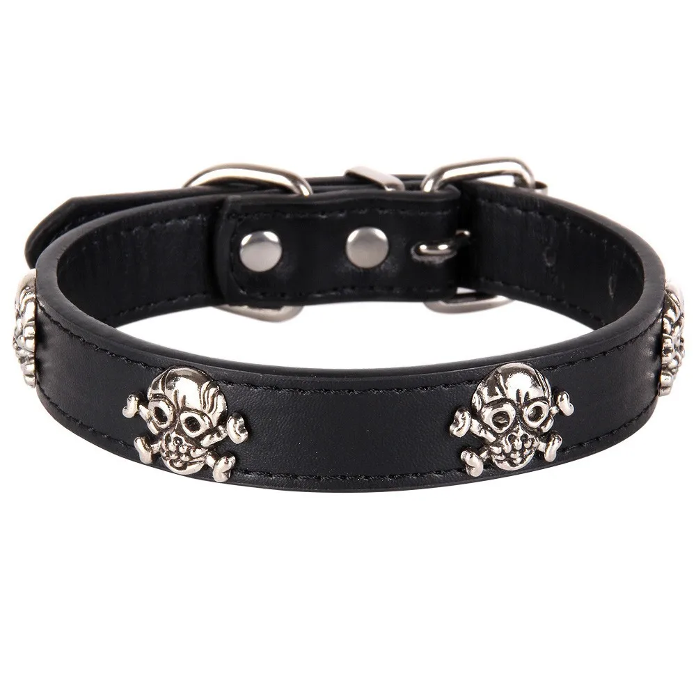 PU Leather Skull Rivet Pet Dog Collar Personalized Spikes Studded Collars for Small Medium Dogs Neck strap Pet supplies XS/S/M/L
PU Leather Skull Rivet Pet Dog Collar Personalized Spikes Studded Collars for Small Medium Dogs Neck strap Pet supplies XS/S/M/L