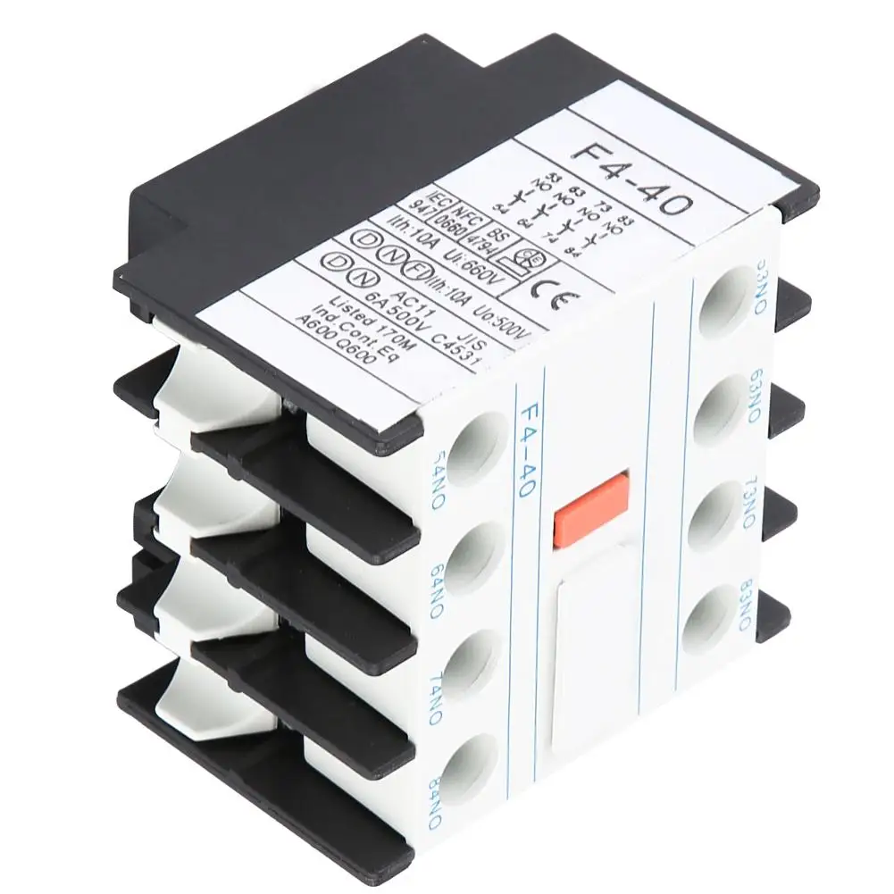 F4 40 контактор переменного тока сенсорная головка соответствует CJX2 CJX4 LC1 4 On 0 Off