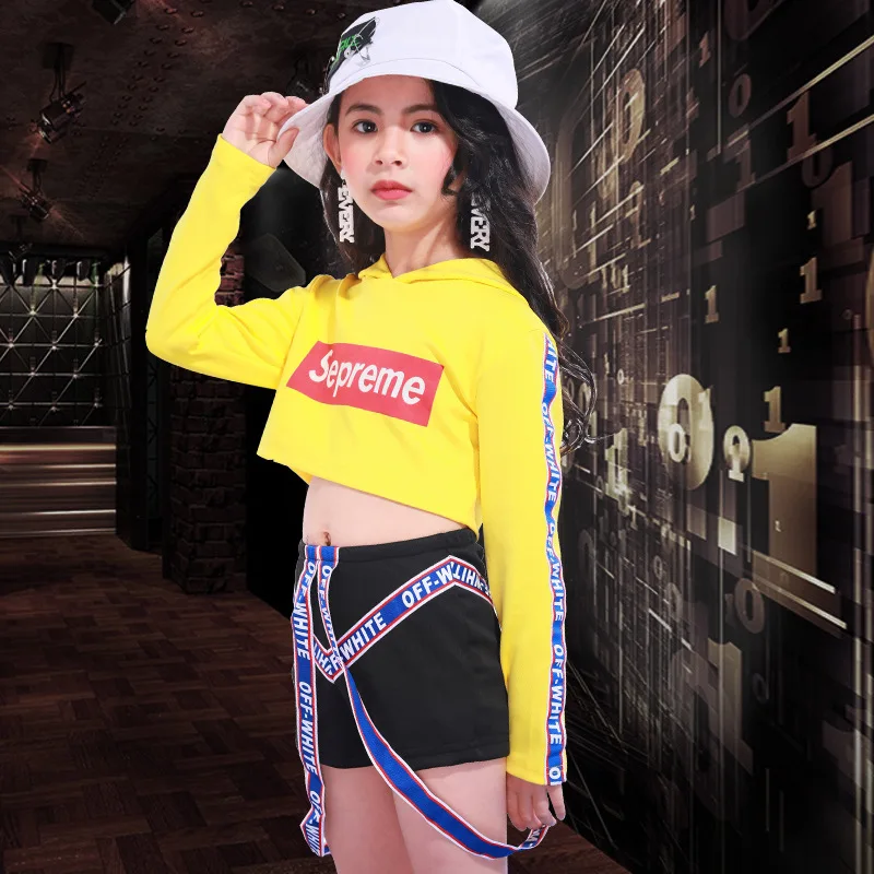 Jazz dance wear Children Clothing Hip-hop Clothes Crop T shirt black shorts street dancewar kids crop long sleeve hoodies
Jazz dance wear Children Clothing Hip-hop Clothes Crop T shirt black shorts street dancewar kids crop long sleeve hoodies