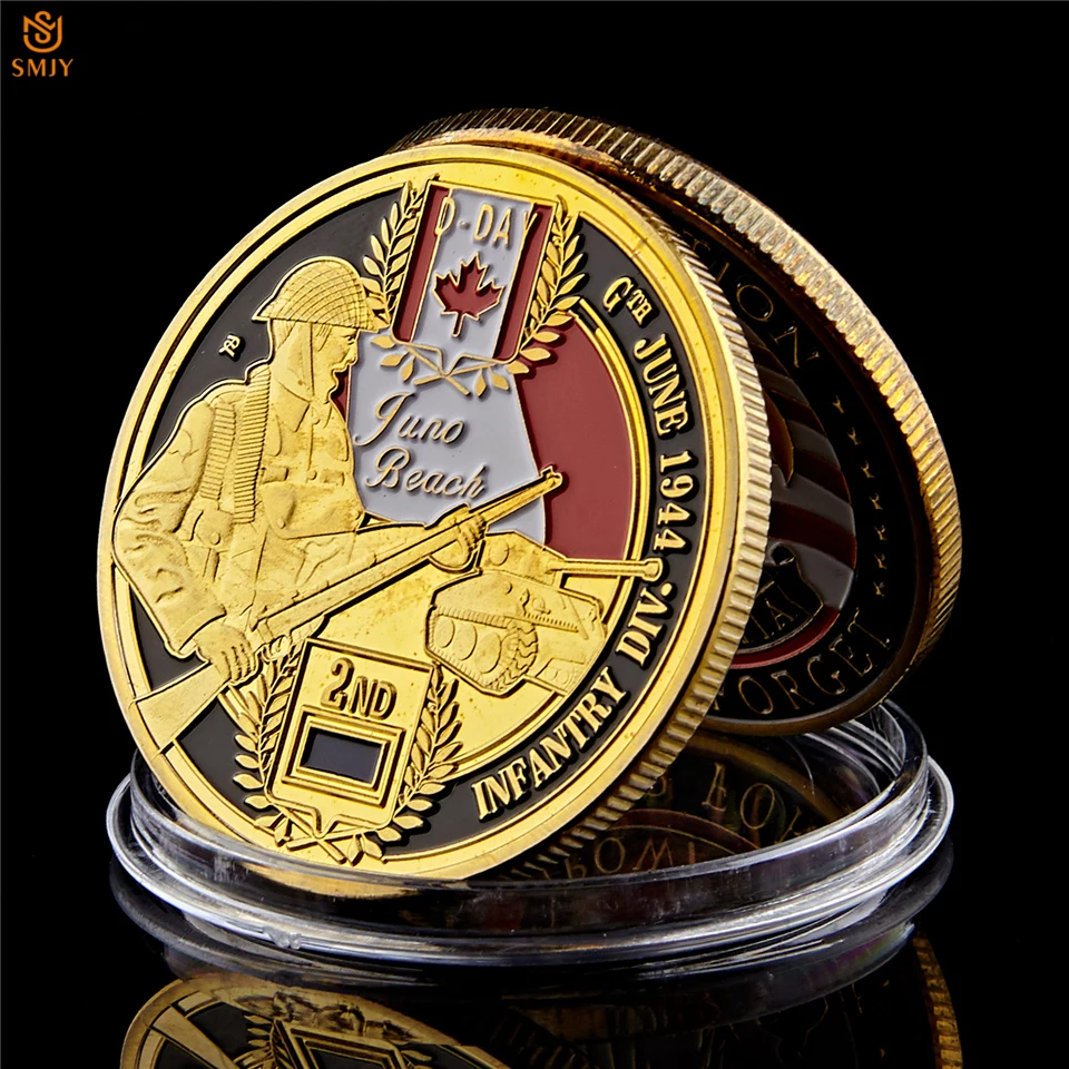 WWII 1944.6.6 D-Day Gold Beach of Normandy 50th Infantry Division Northumbrian Military Army Challenge Collectibles Coin
WWII 1944.6.6 D-Day Gold Beach of Normandy 50th Infantry Division Northumbrian Military Army Challenge Collectibles Coin