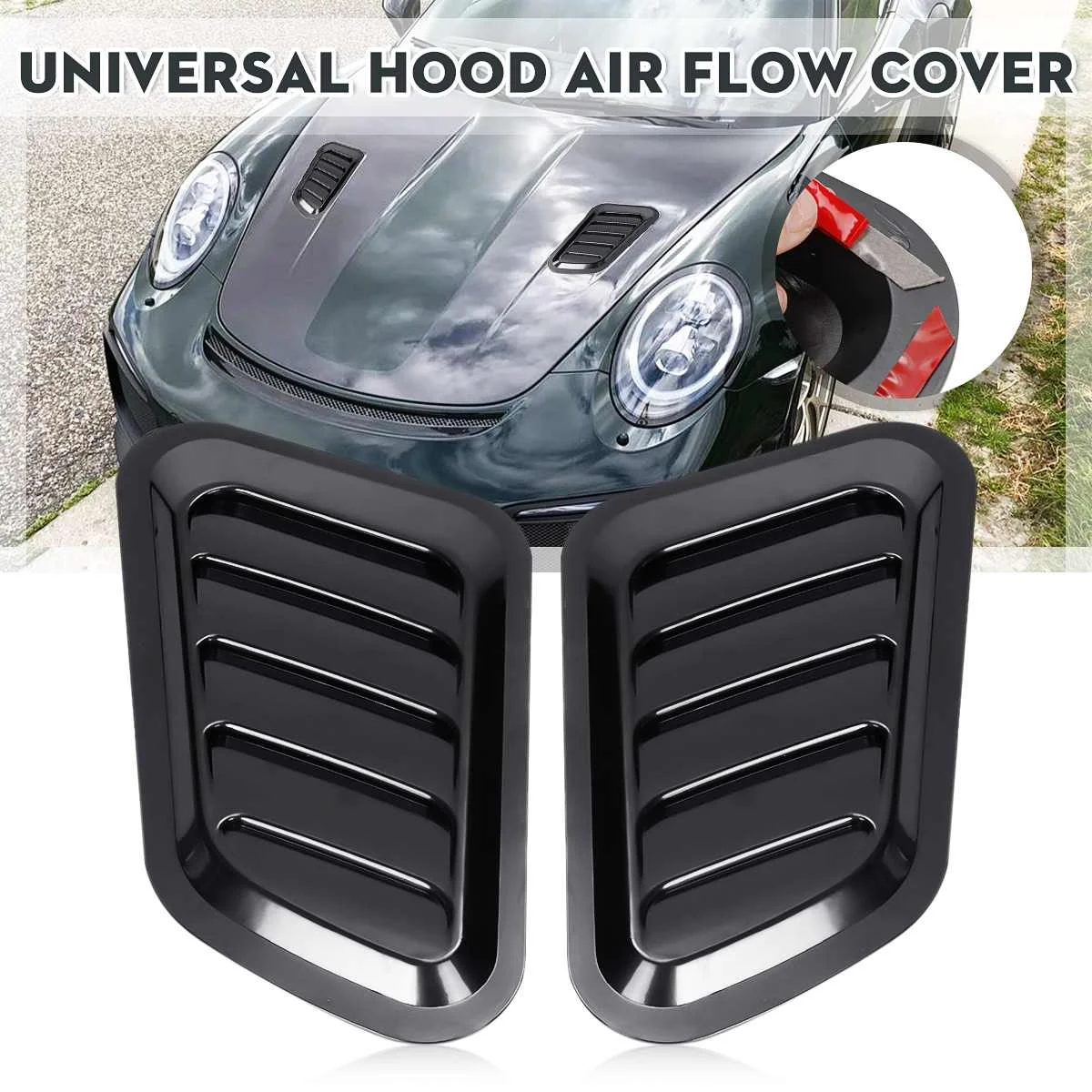 2Pcs ABS Car Front Engine Cover Sticker Car Decorative Air Outlet Flow Fender Intake Scoop Turbo Bonnet Vent Cover Hood
2Pcs ABS Car Front Engine Cover Sticker Car Decorative Air Outlet Flow Fender Intake Scoop Turbo Bonnet Vent Cover Hood