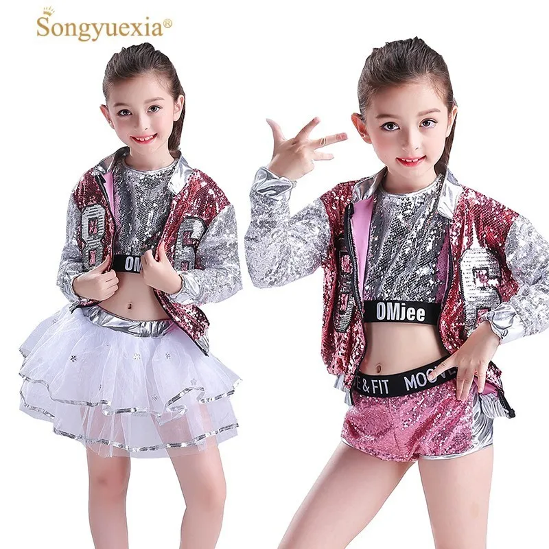 Songyuexia New Pattern Children Dancer Hip Hop Hop Dance Performance Korean Paillette Modern Dance Evening Party Show Serve
Songyuexia New Pattern Children Dancer Hip Hop Hop Dance Performance Korean Paillette Modern Dance Evening Party Show Serve