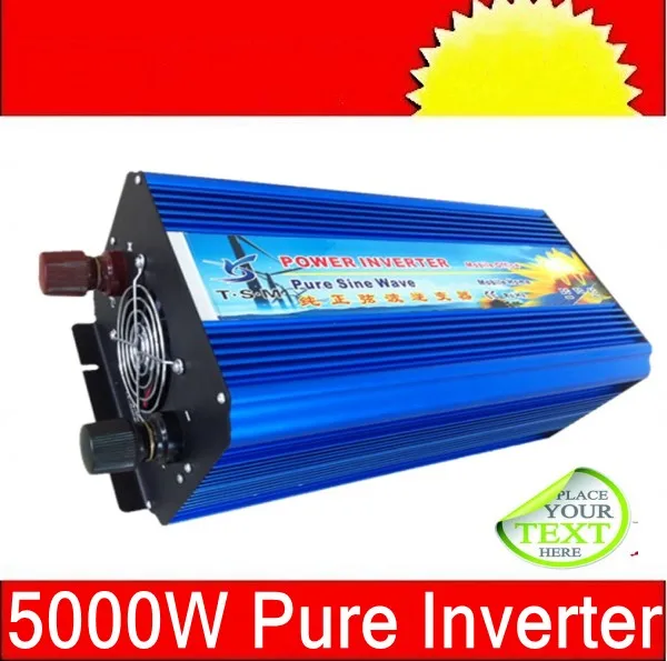 Free Shipping 5000W Pure Sine Wave Inverter 10000W Peak Power 12vdc to 110VAC Power Inverter
Free Shipping 5000W Pure Sine Wave Inverter 10000W Peak Power 12vdc to 110VAC Power Inverter