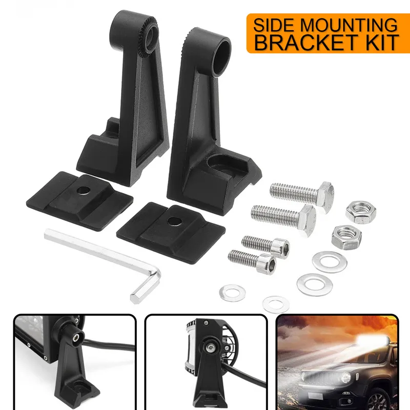 Hot Sell Universal Work LED Light Bar Bracket Bar Side Mounting Bracket Rubber Pad Bracket For Jeep Truck Off Road
Hot Sell Universal Work LED Light Bar Bracket Bar Side Mounting Bracket Rubber Pad Bracket For Jeep Truck Off Road