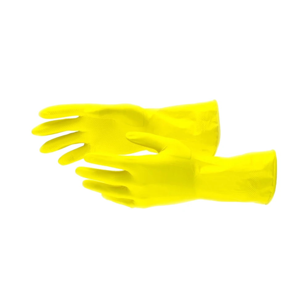 Перчатки Sibrtec 67879 XL хозяйственные латексные желтые | Дом и сад