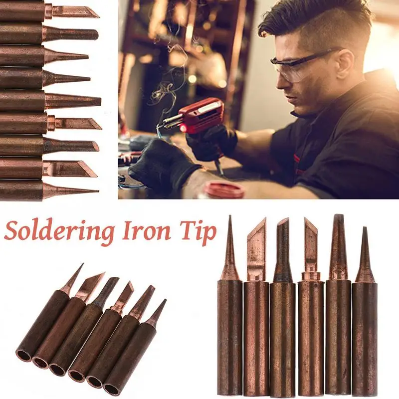 936 Soldering Iron Tip Pure Red Copper 900M-T-K B D I Pure Copper Soldering Bit Soldering Tip Soldering Stations
936 Soldering Iron Tip Pure Red Copper 900M-T-K B D I Pure Copper Soldering Bit Soldering Tip Soldering Stations