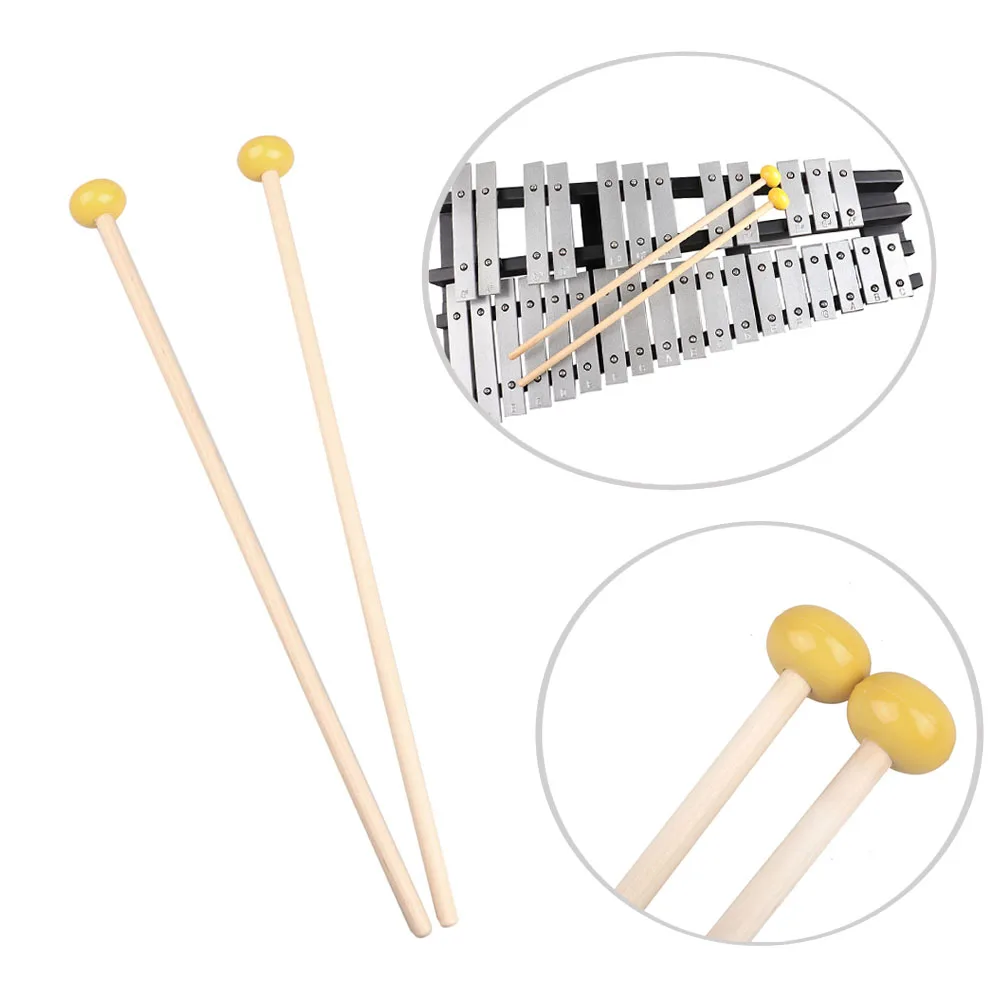 Bell Mallets Glockenspiel Sticks Rubber Head Ball for Glockenspiel Xylophone Carillon Marimbas Woodblocks Percussion Accessories
Bell Mallets Glockenspiel Sticks Rubber Head Ball for Glockenspiel Xylophone Carillon Marimbas Woodblocks Percussion Accessories