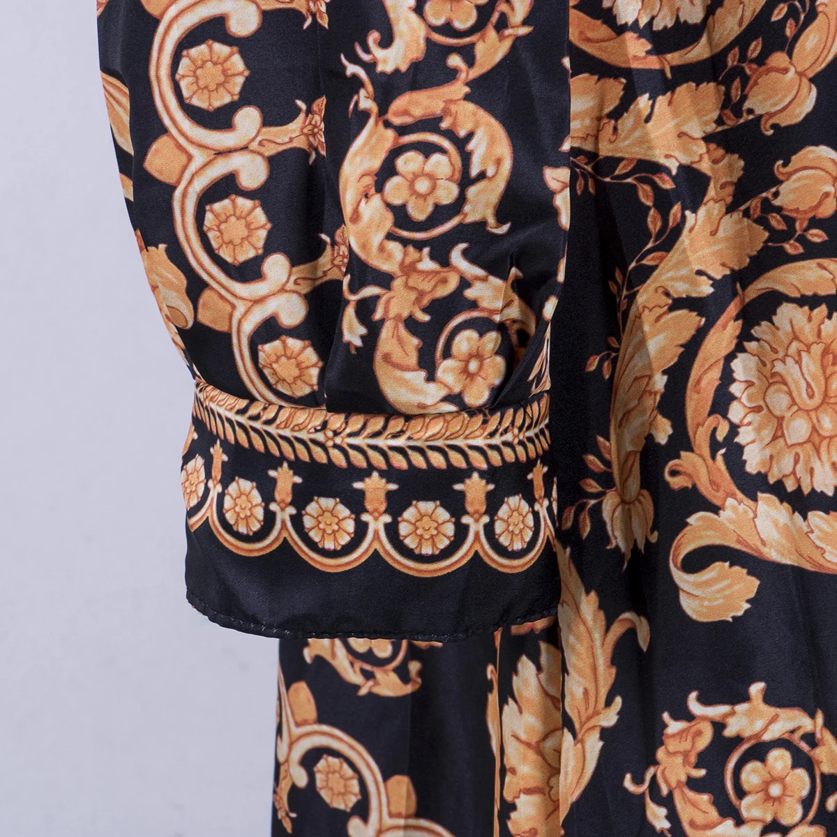 Elegant Women Print Dress V-Neck Dress Party Dress