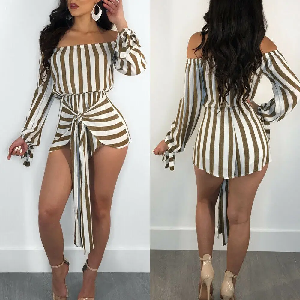 Womens Long Sleeve Mini Dress Casual Striped Belted Slash Neck Dresses Off Shoulder Sexy Casual Short Shirt Dress
Womens Long Sleeve Mini Dress Casual Striped Belted Slash Neck Dresses Off Shoulder Sexy Casual Short Shirt Dress