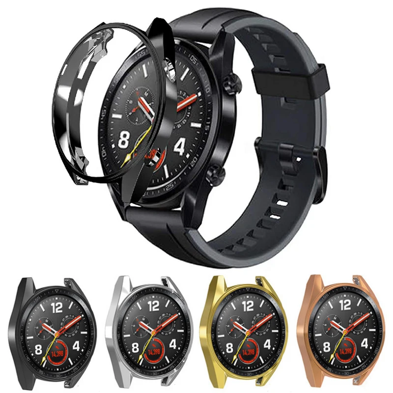 Защитный чехол для Huawei Watch GT мягкая силиконовая рамка из ТПУ Сверхтонкий смарт