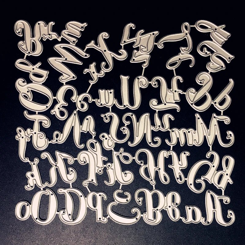 SCD1206 Alphabet Metal Cutting Dies For Scrapbooking Stencils DIY Album Cards Decoration Embossing Folder Craft Die Cuts Tools
SCD1206 Alphabet Metal Cutting Dies For Scrapbooking Stencils DIY Album Cards Decoration Embossing Folder Craft Die Cuts Tools