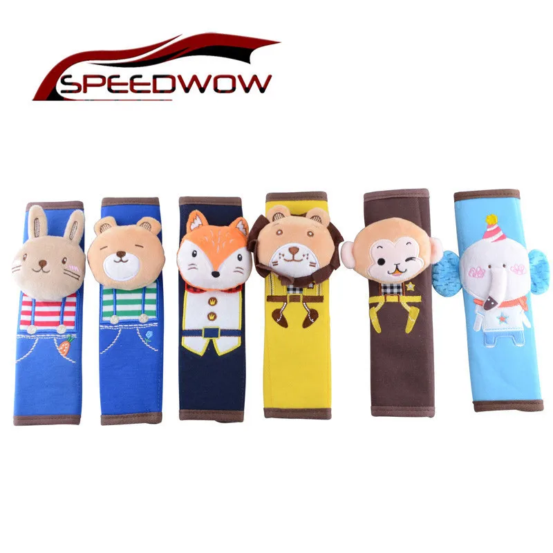 SPEEDWOW детская подушка для защиты плеч защитный ремень вождения чехлы с мультяшным