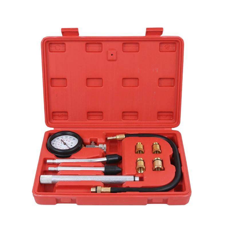 New Compression Tester Pressure Gauge Tester Kit Motor Auto Petrol Gas Engine Cylinder Motorcycle Pressure Gauge Adapter
New Compression Tester Pressure Gauge Tester Kit Motor Auto Petrol Gas Engine Cylinder Motorcycle Pressure Gauge Adapter