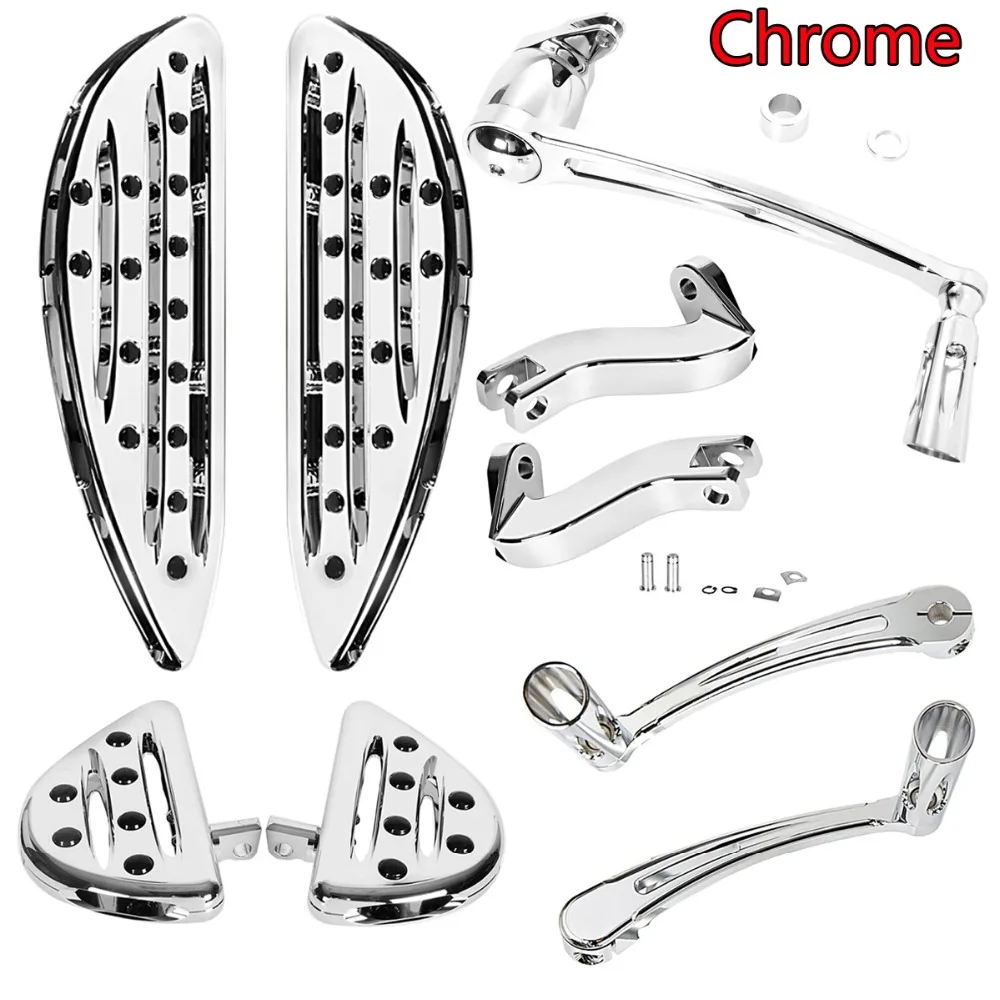 Chrome Front+Rear Shallow Cut Floorboards&Shift Lever&Brake Shift&Rear Passenger Mount For Harley Touring FLHX FLHR 2014-2017
Chrome Front+Rear Shallow Cut Floorboards&Shift Lever&Brake Shift&Rear Passenger Mount For Harley Touring FLHX FLHR 2014-2017