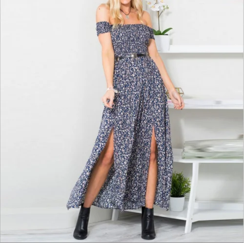 Summer Women Floral Bodycon Off Shoulder Club Party Long Maxi Dress Ladies Loose Casual Clothes
Summer Women Floral Bodycon Off Shoulder Club Party Long Maxi Dress Ladies Loose Casual Clothes