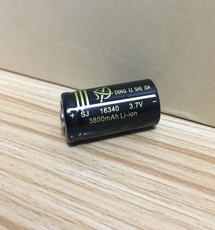 DING LI SHI JIA 10pcs 16340 Battery 3.7V Rechargeable 3800mAh Lithium Li-ion Battery CR123A Batteries for Laser Pen Cell
DING LI SHI JIA 10pcs 16340 Battery 3.7V Rechargeable 3800mAh Lithium Li-ion Battery CR123A Batteries for Laser Pen Cell