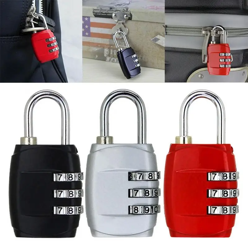 High Quality Digit Number Locks Zinc Alloy Security Travel Suitcase Luggage Code Lock Padlock Mini Metal Luggage Cabinet Lock
High Quality Digit Number Locks Zinc Alloy Security Travel Suitcase Luggage Code Lock Padlock Mini Metal Luggage Cabinet Lock